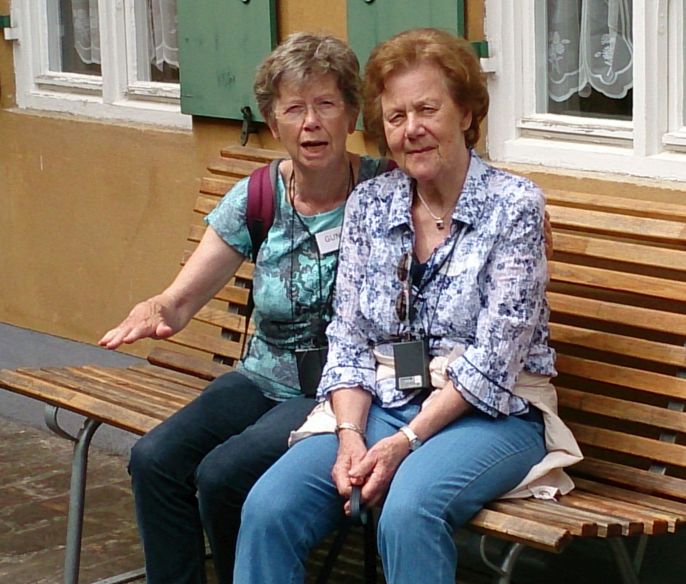 Ausruhen auf der Bank