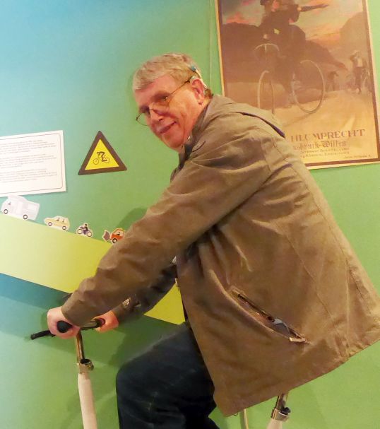 Herbert beim Passfahren