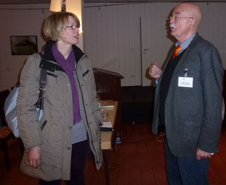 Brigitte Fiedler mit Herrn Albert